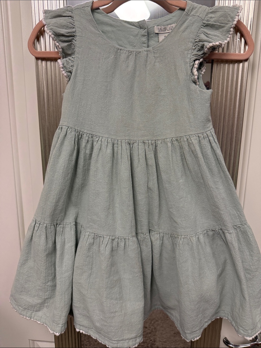 Rachel Zoe Girls' Sage Tiered Cotton Dress